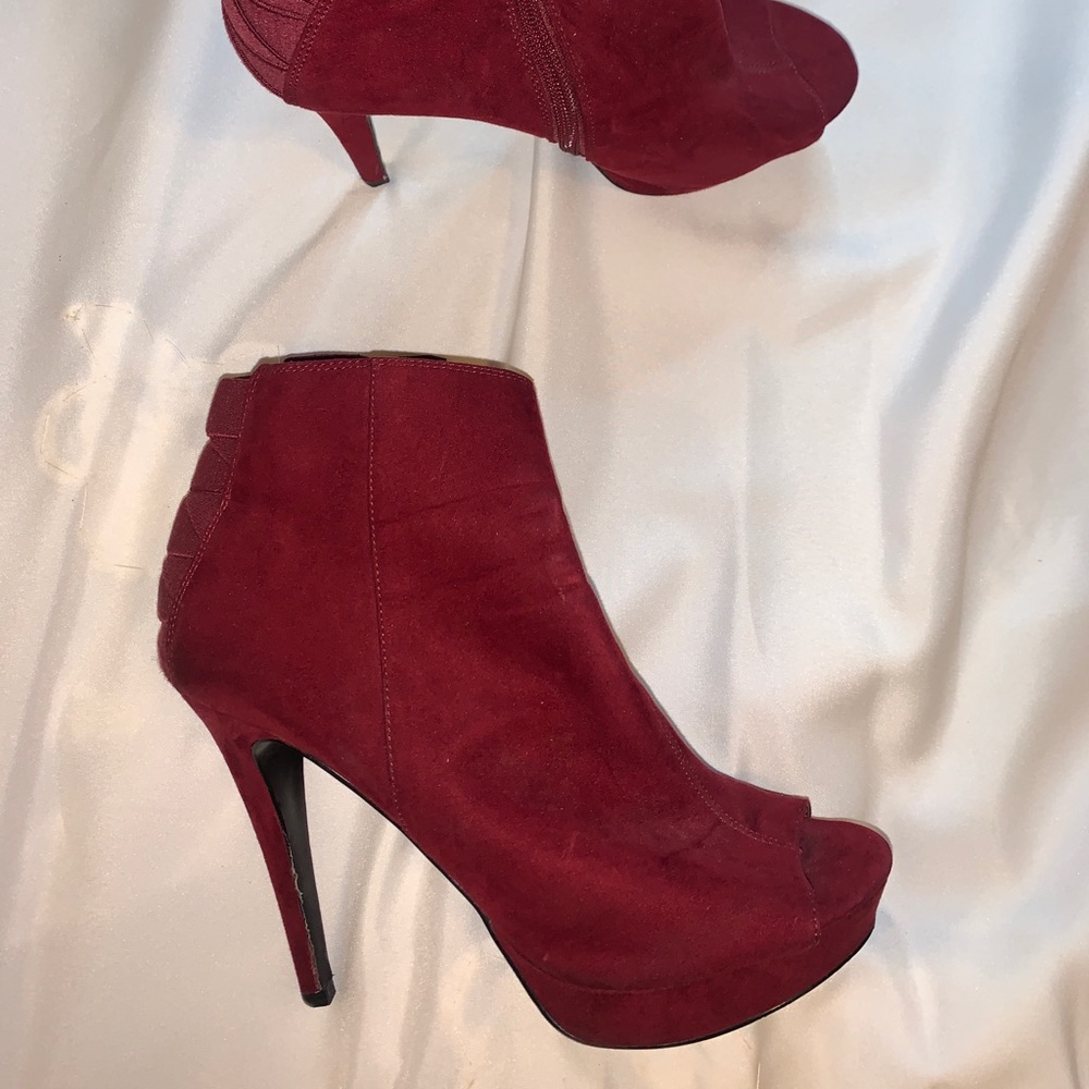 open toed heels